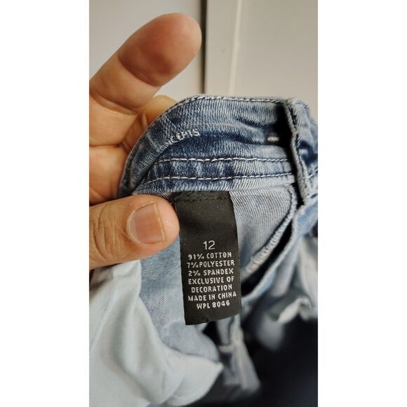 inc Women's Size 12 Dark Wash Skinny Leg Curvy Fit Jeans - Picture 3 of 10